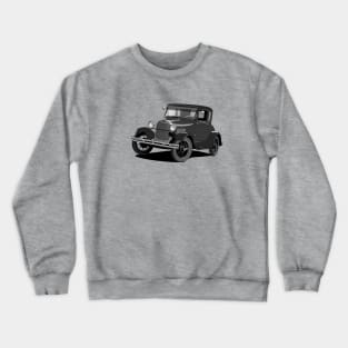 Model A Ford in black Crewneck Sweatshirt